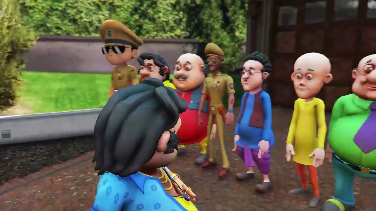Motu Patlu Playing Hide And Seek Whith Chingam Sir In Gta 5