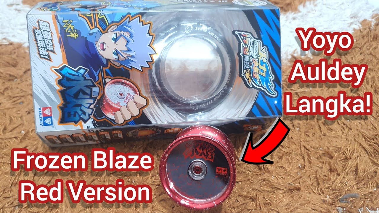 Yoyo Blazing Teens Langka! - Unboxing & Review Auldey Blazing Teens Frozen Blaze Red Color Version