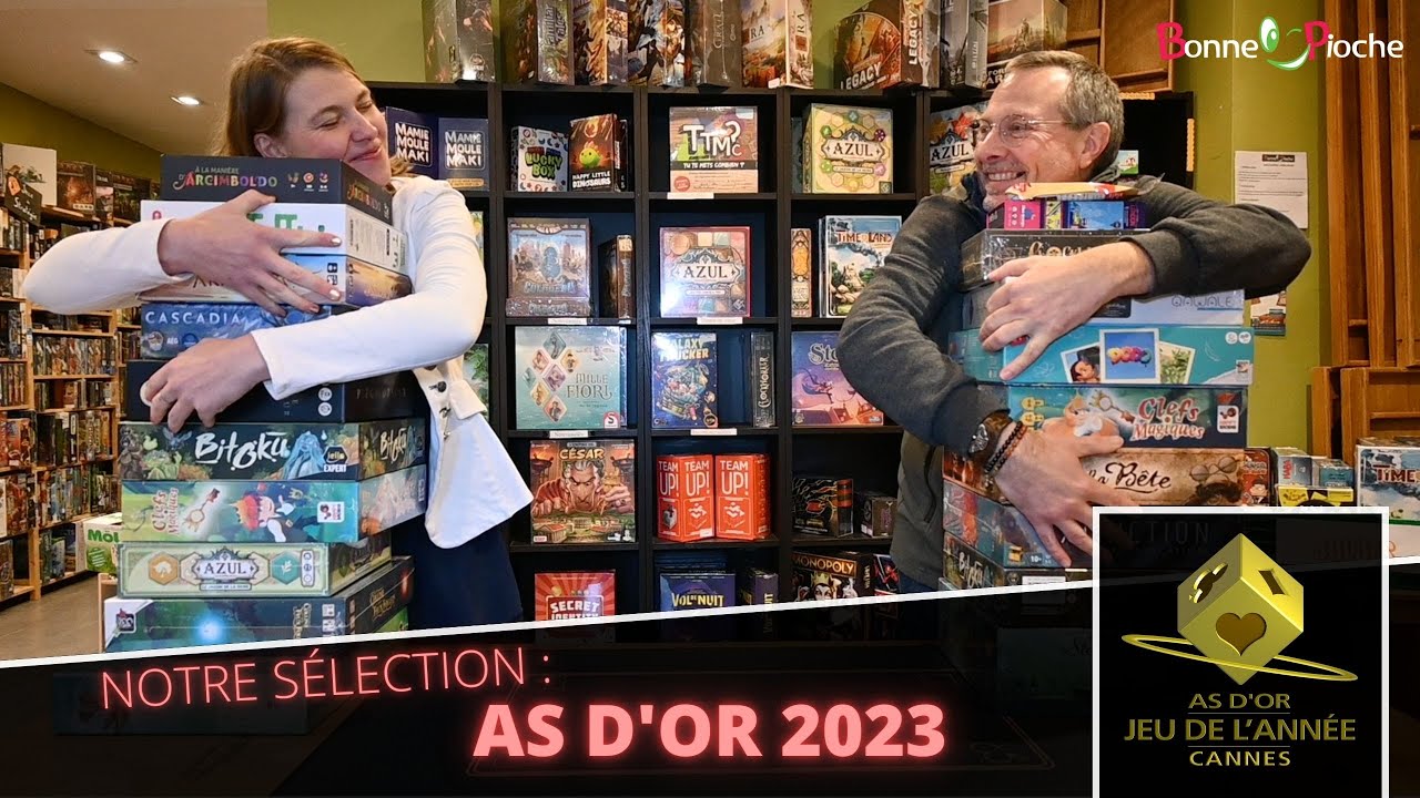 TOP JEUX DE SOCIETE 2022 : Notre sélection des As d'Or 2023
