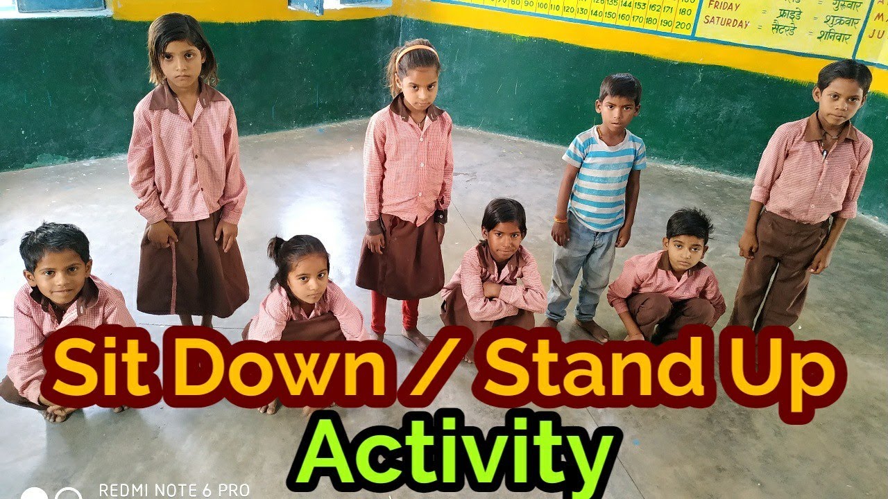 Sit Down / Stand Up Activity | Kids Games | Activities For School Kids |
