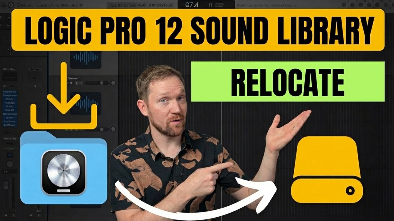 Save Space & Move Sound Libraries to External SSDs | Logic Pro