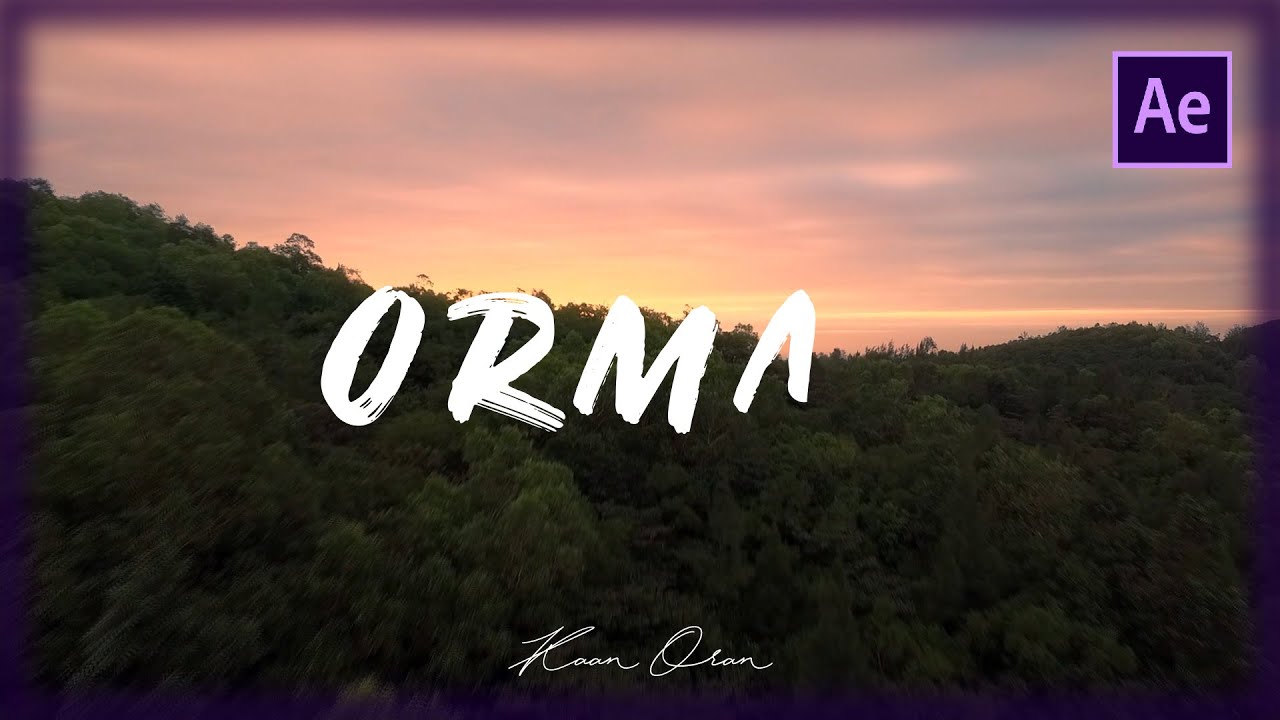 Adobe After Effects ile Trim Path Yazı Animasyonu