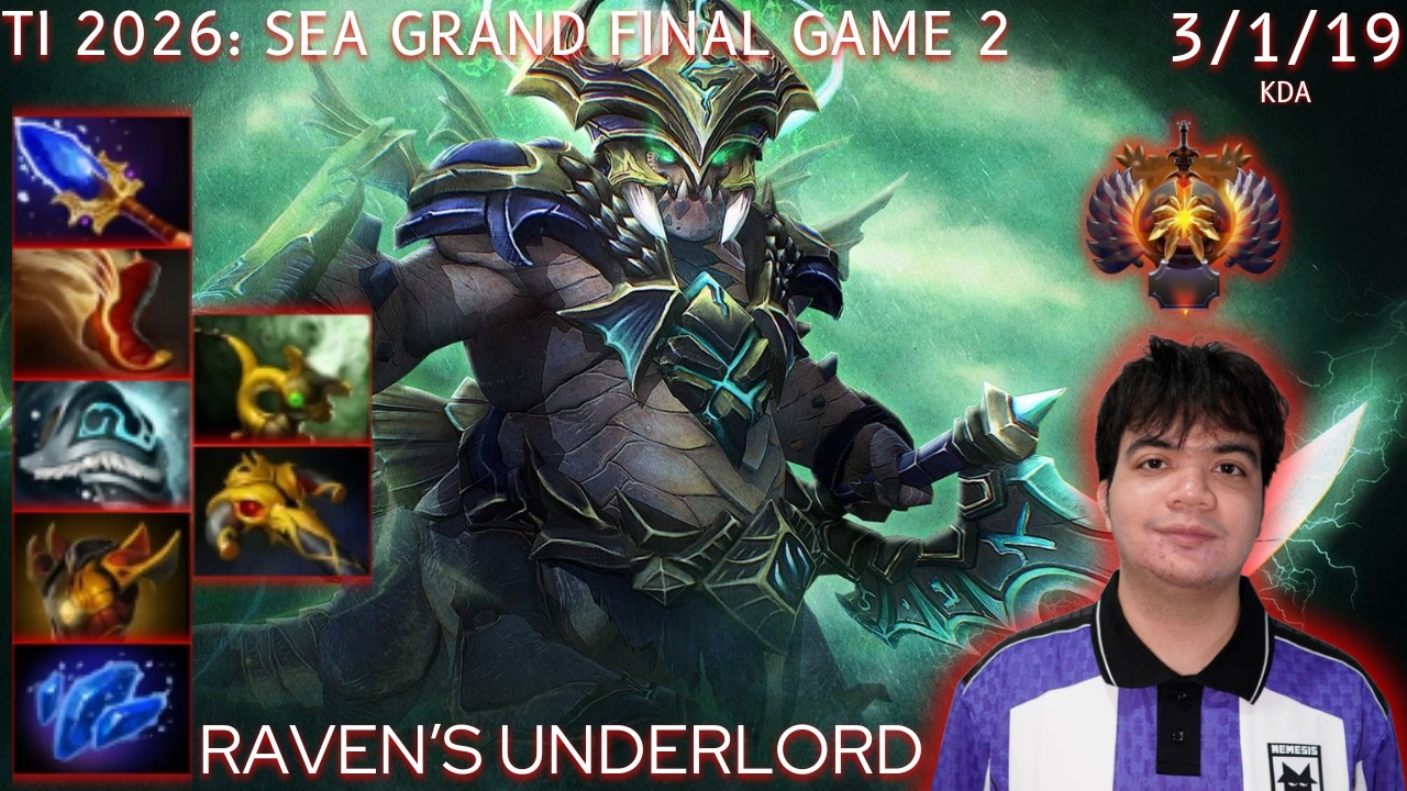 🐉 Raven's Underlord - Never Underestimate Him! 🔥| SEA Grand Final Game 2