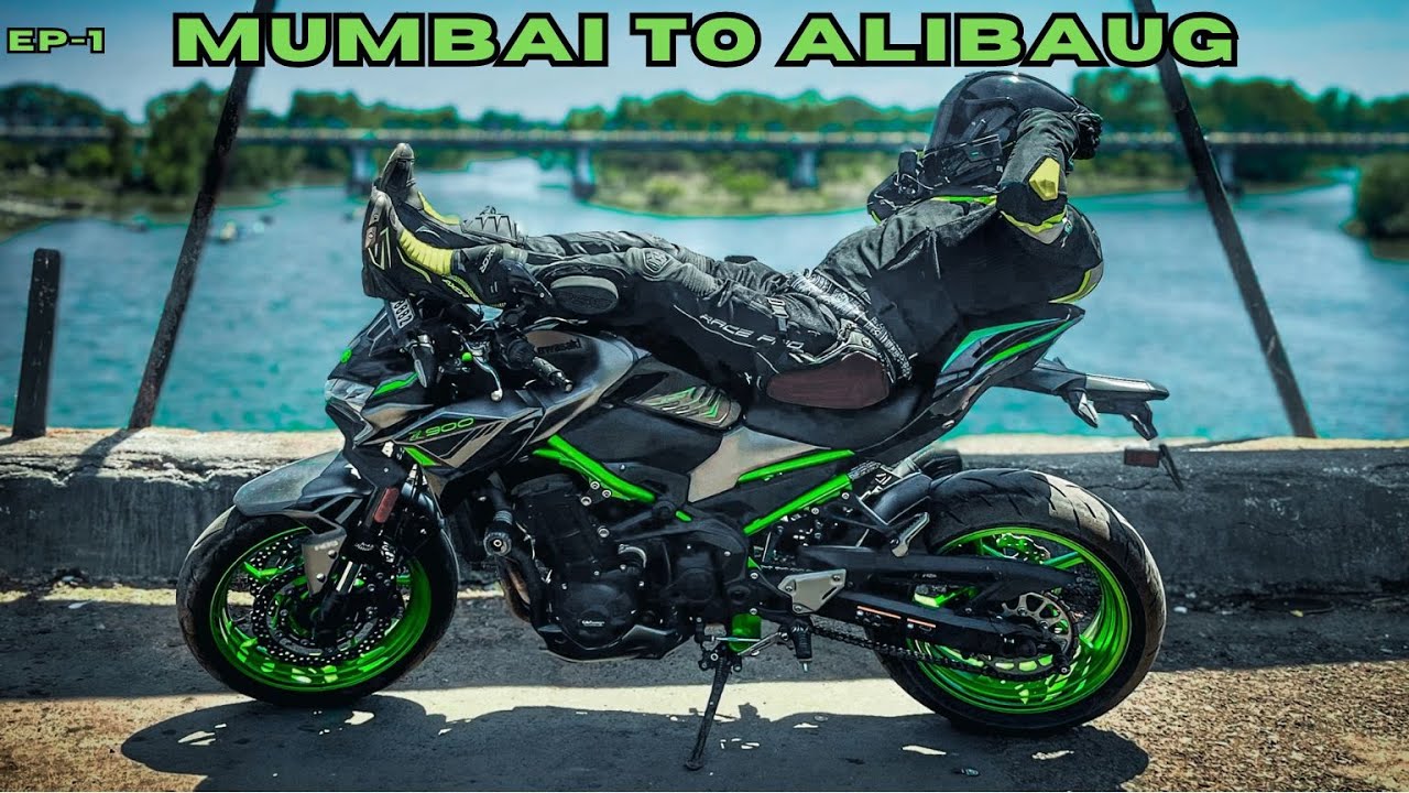 Mumbai to Alibaug on My Kawasaki Z900 🚀 | EP-1