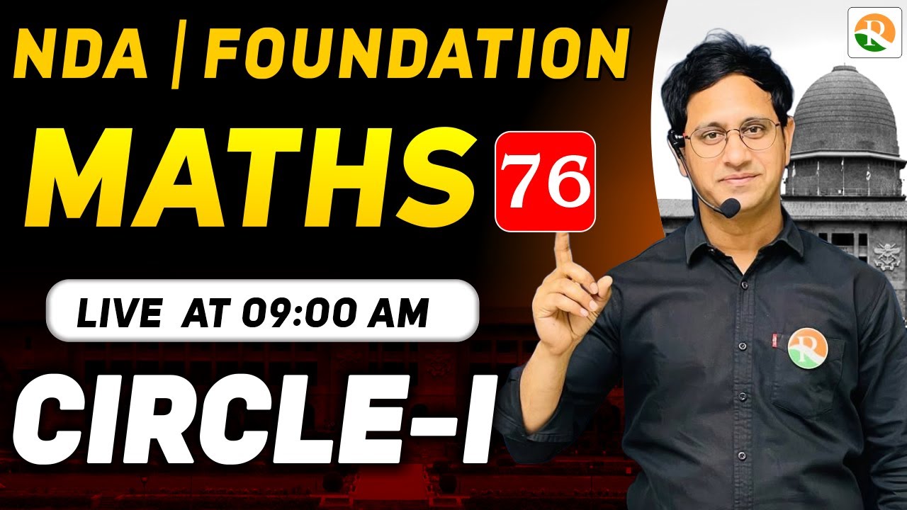Circle for NDA | NDA Maths online Classes | NDA Maths Class 2024 | NDA Maths 2024
