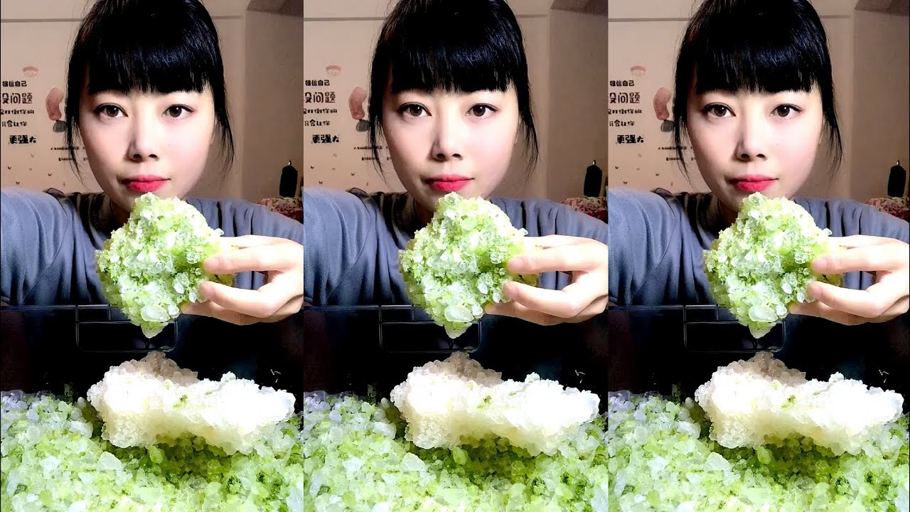 ASMR ZHAOFENG CRUSHED ICE EATING / ICE EATING