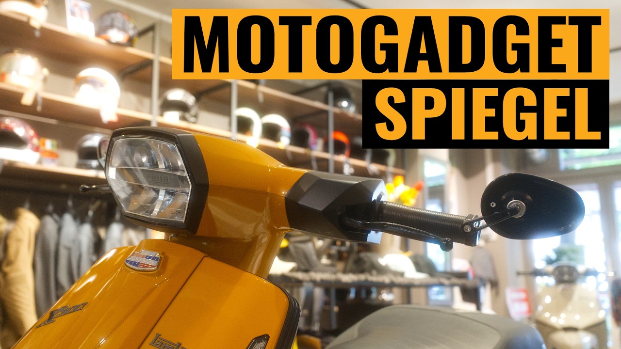 MotoGadget Spiegel 🔧 | Montage an Lambretta X300 & Vespa GTS