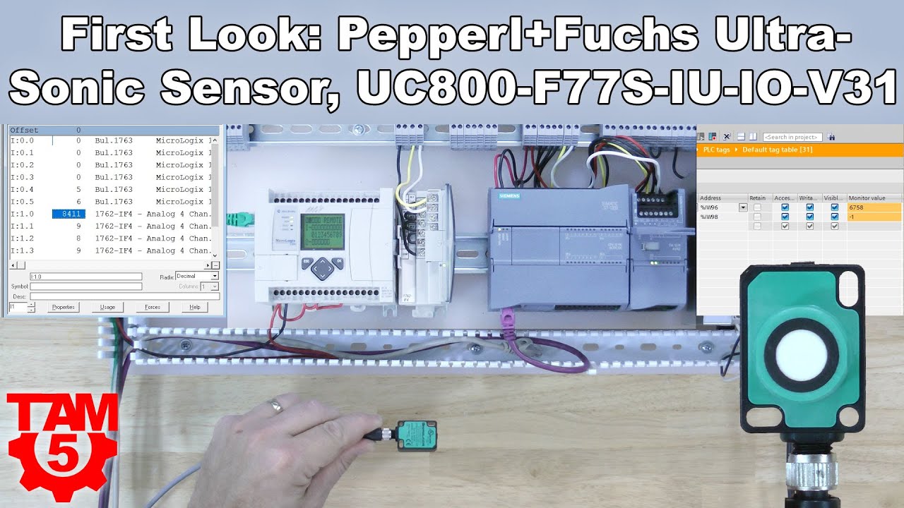First Look: Ultrasonic Sensor with Analog Out and IOLink from Pepperl+Fuchs