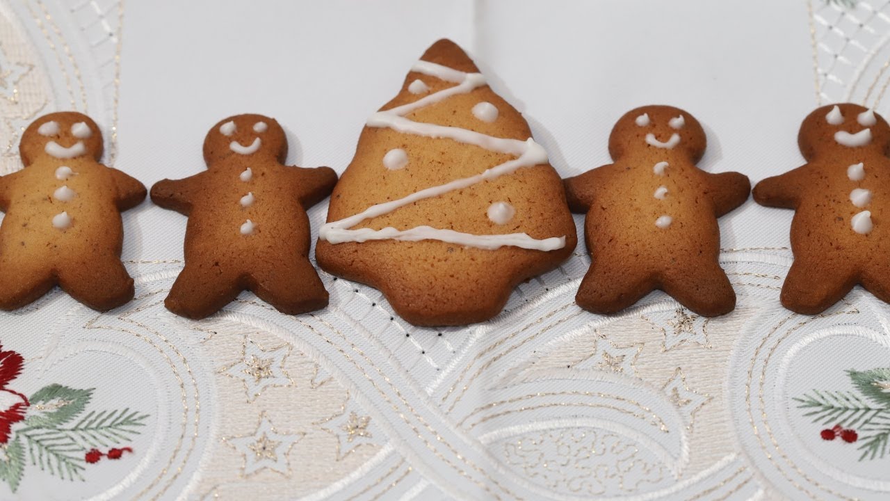 スパイシーで香ばしい！ジンジャーブレッドクッキーの作り方 | How to make gingerbread cookies