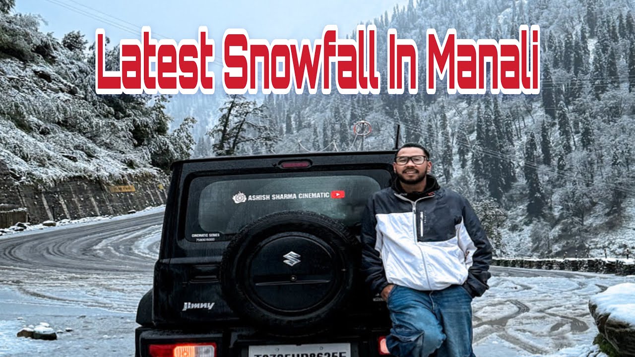 Heavy Snowfall IN manali #snowfall 6 OCTOBER 2025