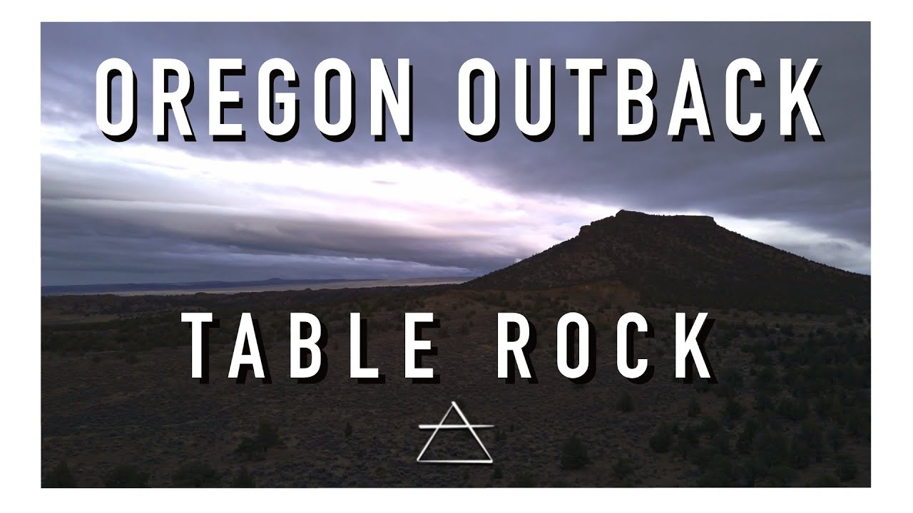 4K Drone Footage Oregon Outback Table Rock High Desert