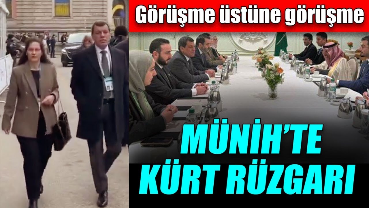 Münih’te Kürt rüzgarı, görüşme üstüne görüşme Rojava’ya destek artıyor