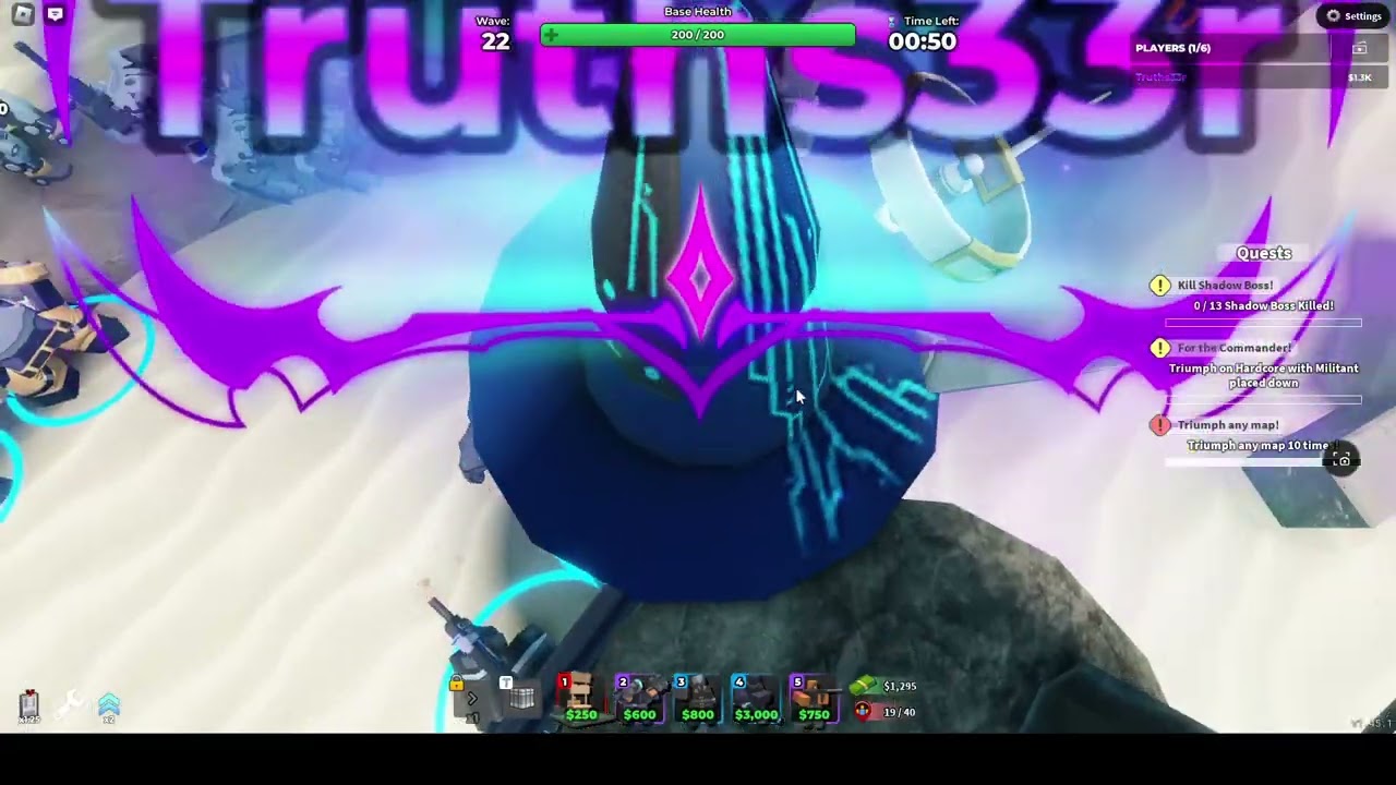 Tower Defense Simulator Atlas Colosseum Solo Molten REWORKED Triumph