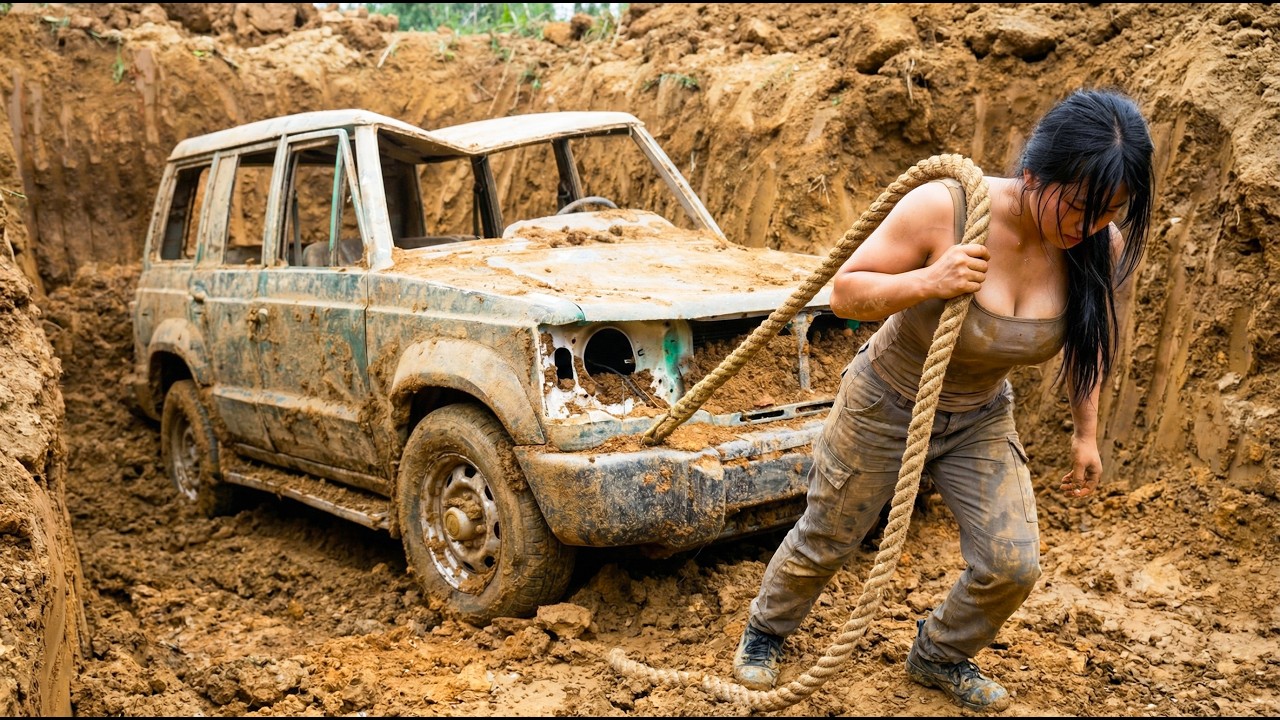 Worst Day Ever: I Dug Out and Dragged This Mercedes-Benz Like a Buffalo for 48 Hours&hellip; Then Restored