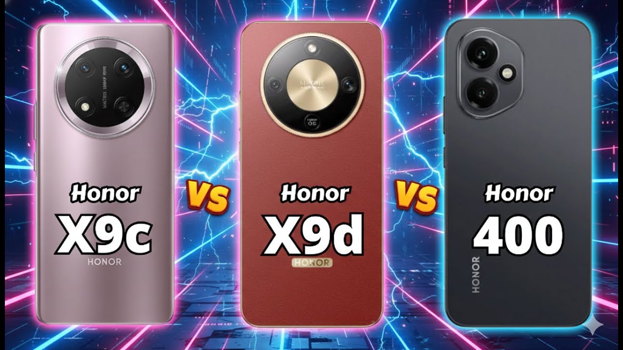 Honor X9c vs Honor X9d vs Honor 400