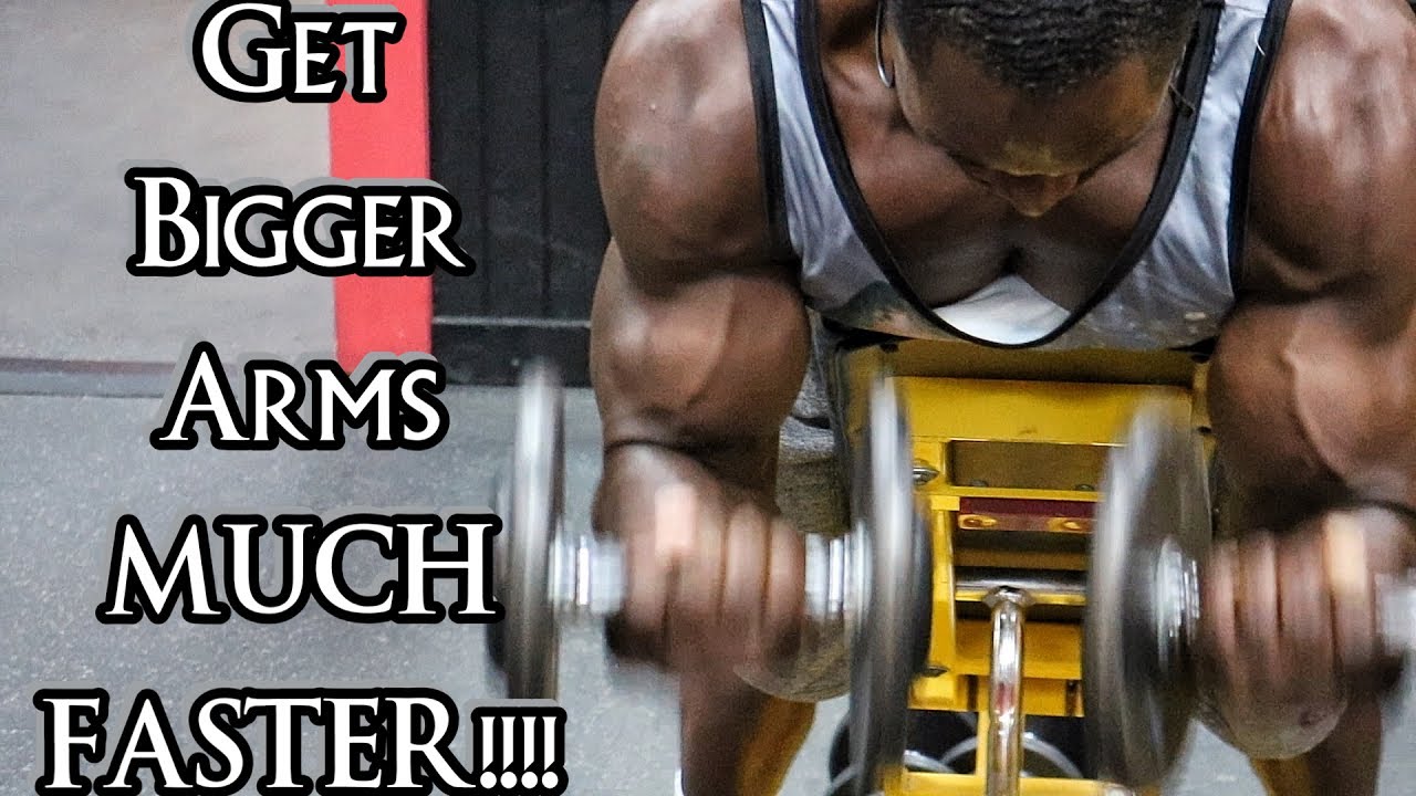 How To Get Big Arms - MUCH FASTER!! (Triceps and Biceps)