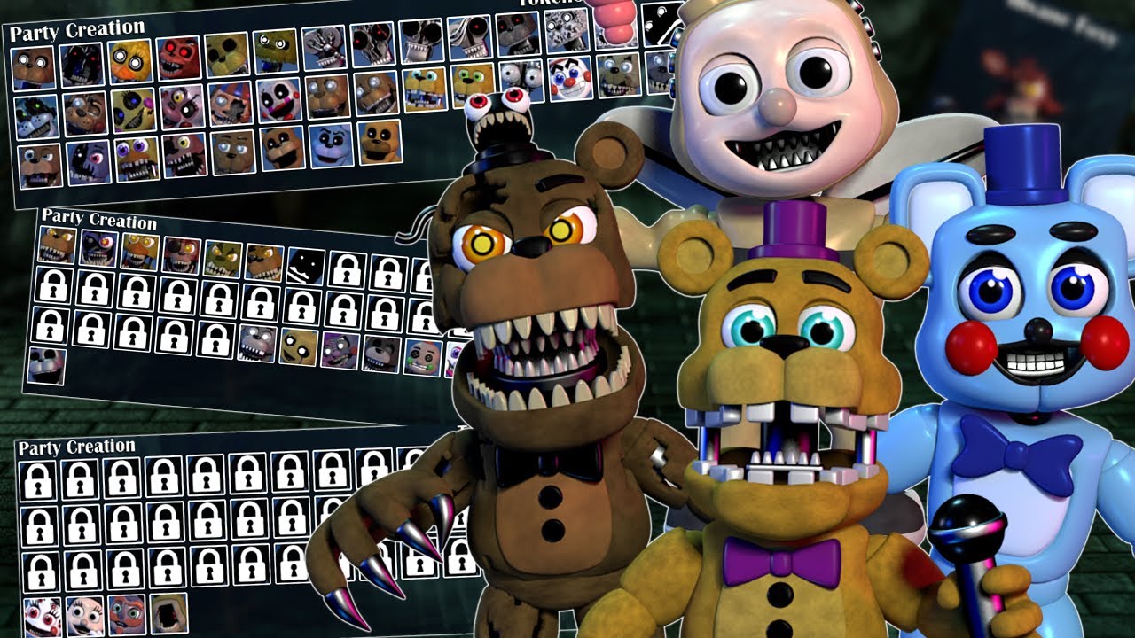 Turning 4 FNAF Fan Games into Adventure Versions! | FNaF World: Universal Madness