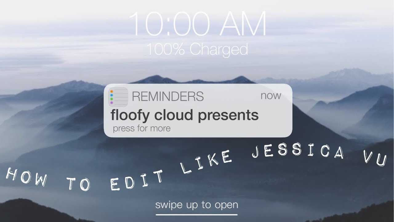 How to Make Ios Notification Intro On Phone! (VLLO) Jessica Vu Inspired✨