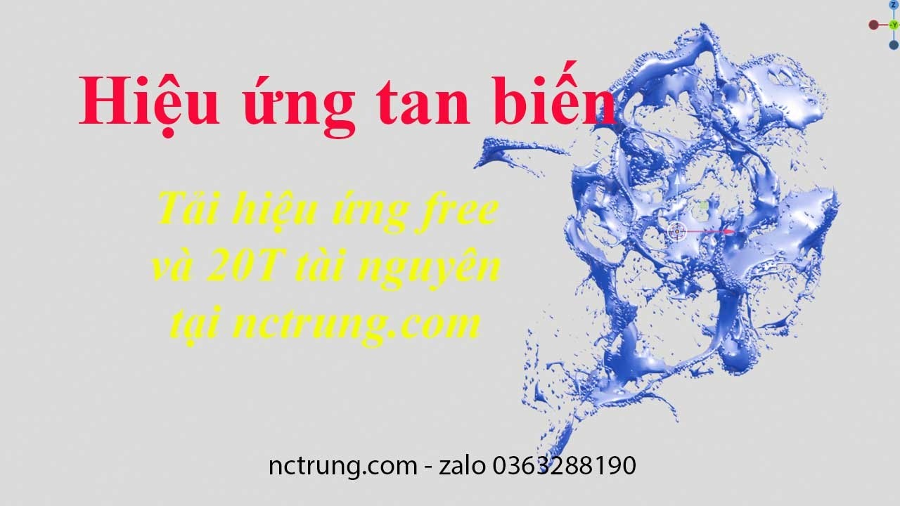 Hướng Dẫn Blender : Hiệu ứng tan biến