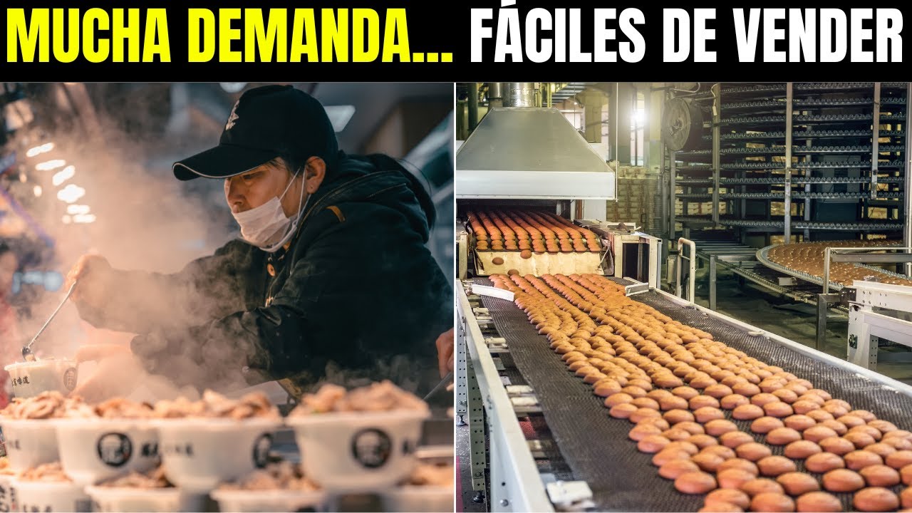 10 MEJORES NEGOCIOS de COMIDA R&Aacute;PIDA  - NEGOCIOS de COMIDA 🍜