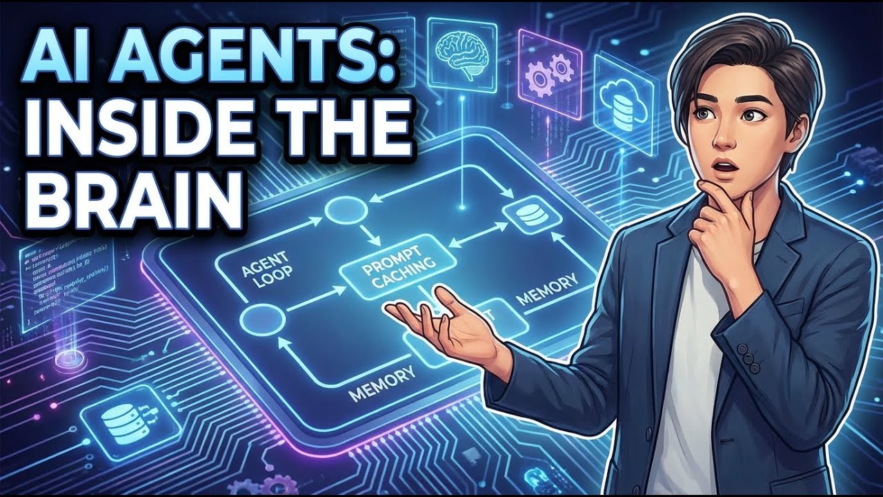 Inside AI Software Agents: The Agent Loop, Prompt Caching and Long-Term Memory