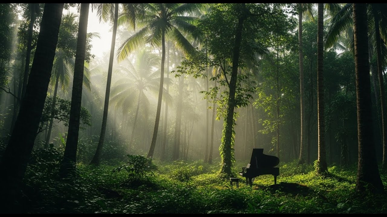 Peaceful Piano in Tropical Forest | Nature Relaxation, Calm & Inner Peace