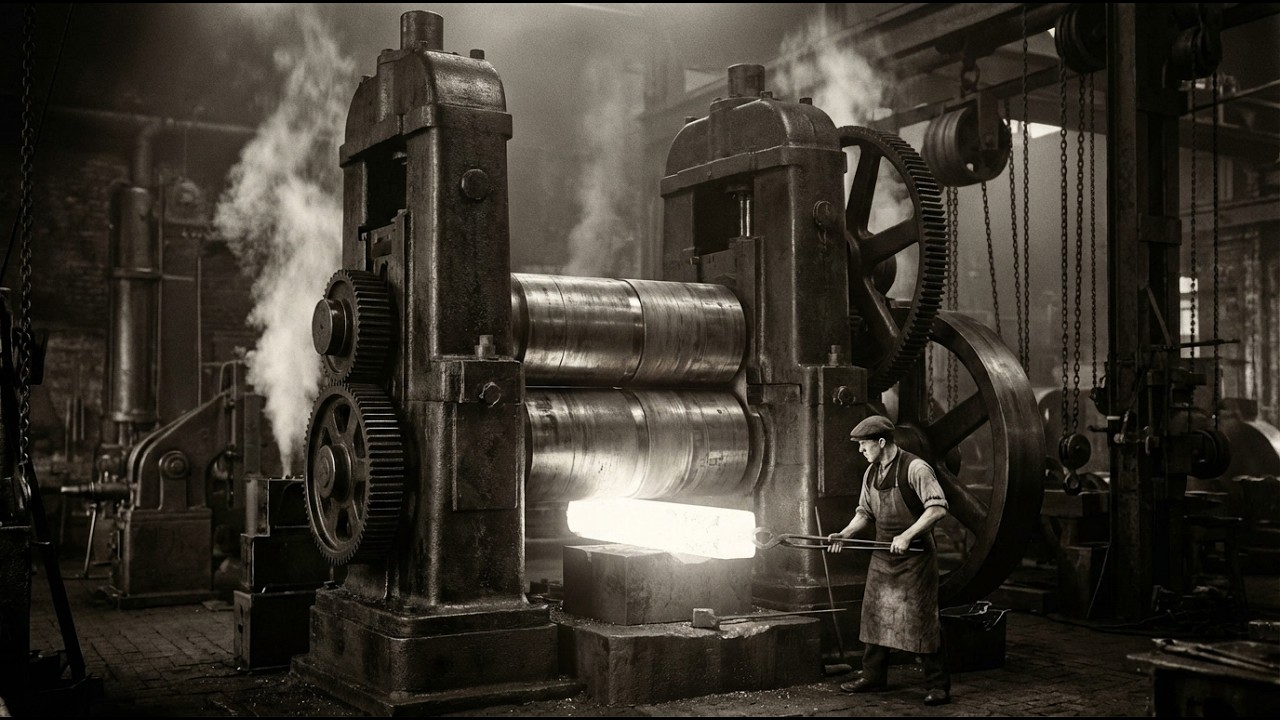 The Rolling Mill: The Machine That Crushed Steel and the Men Who Fed It