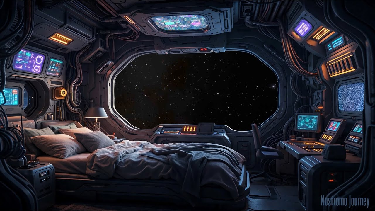 Nostromo Suite Ambience | Calm Cosmic Sounds | Deep Sleep | Focus & Relax | 4K