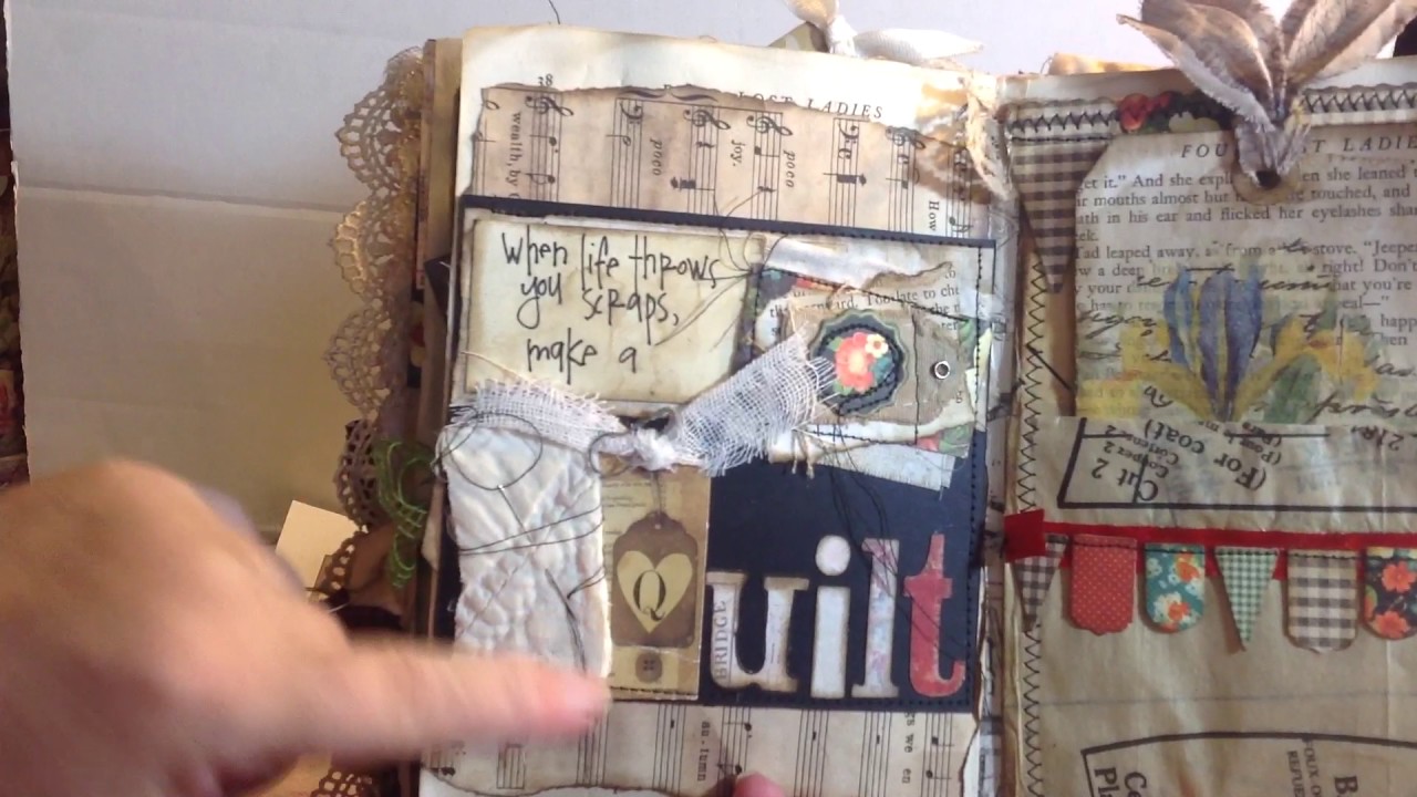 Vintage sewing junk journal. SOLD