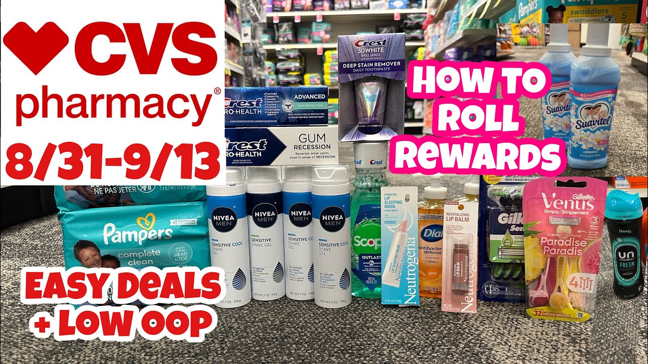 CVS HAUL 8/31-9/13 | NEWBIE FRIENDLY | ROLLING REWARDS FOR LOW OOP COST
