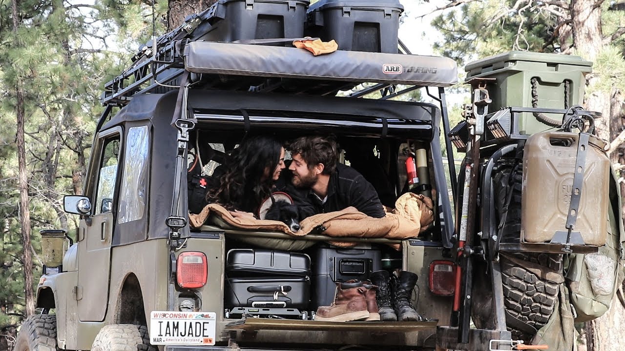 2 People LIVING IN A JEEP WRANGLER