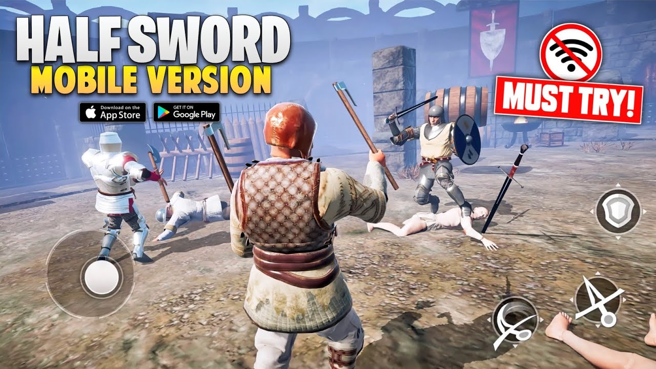 Most Violent PvP Sword Fighting Game for Android/iOS? - Half Sword PvP Mobile Version 2025