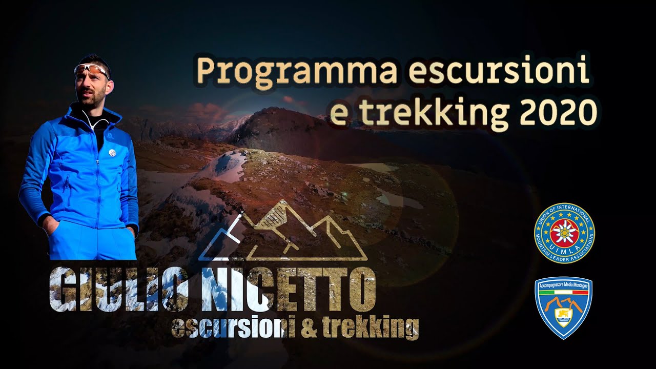 Programma escursioni e trekking - stagione estiva montagna 2020