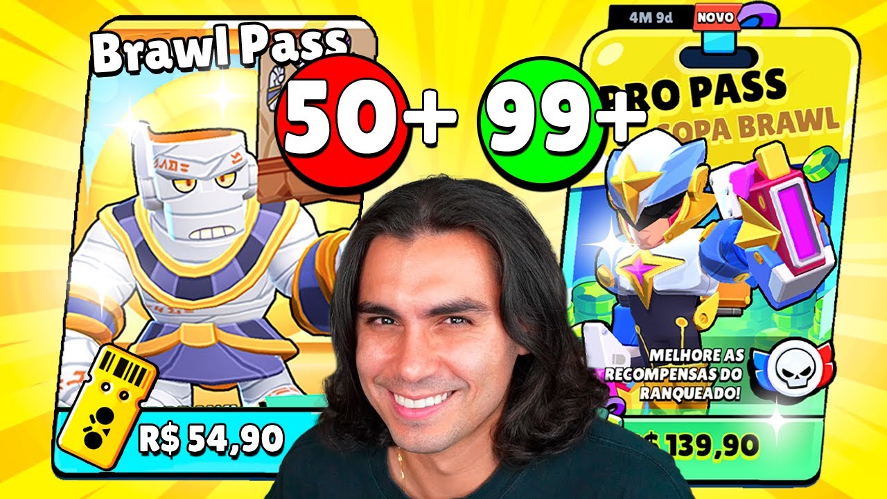 PRO PASS ПРОТИВ BRAWL PASS, КТО ОТКРЫВАЕТ БОЛЬШЕ НАГРАД? Brawl Stars