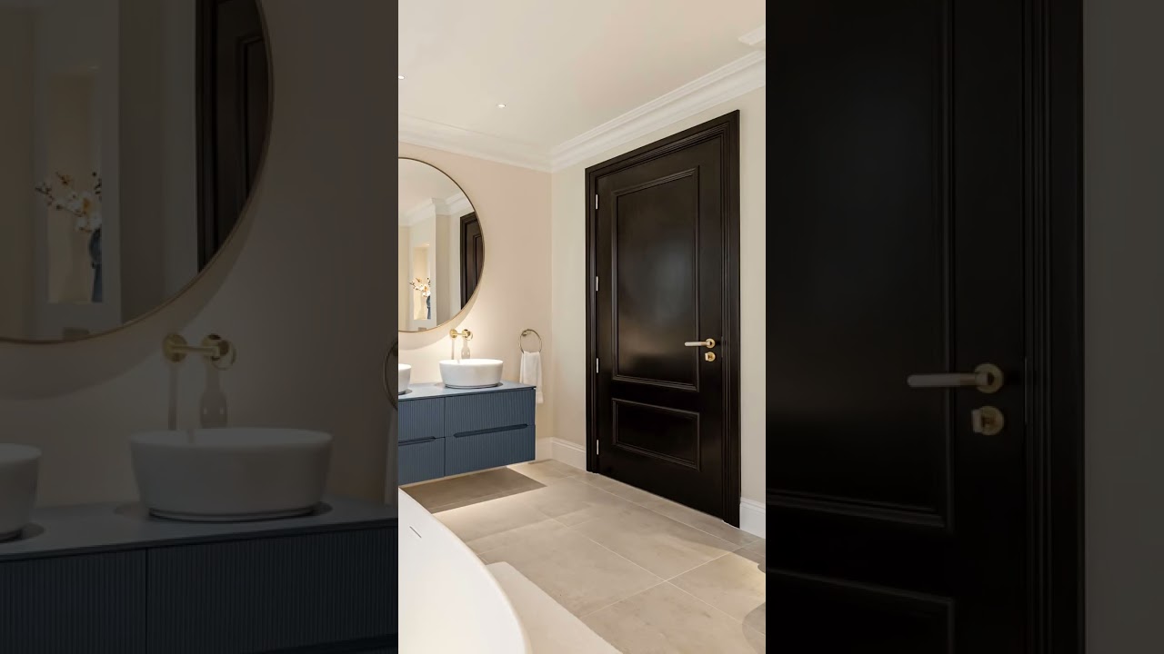 Breathtaking Home Featuring Walnut Bespoke Doors #swd