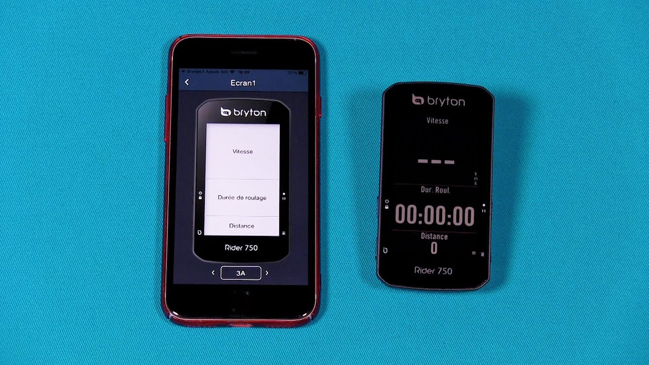 TUTO BRYTON RIDER 750 : PARAMETRER AFFICHAGE SUR ECRAN