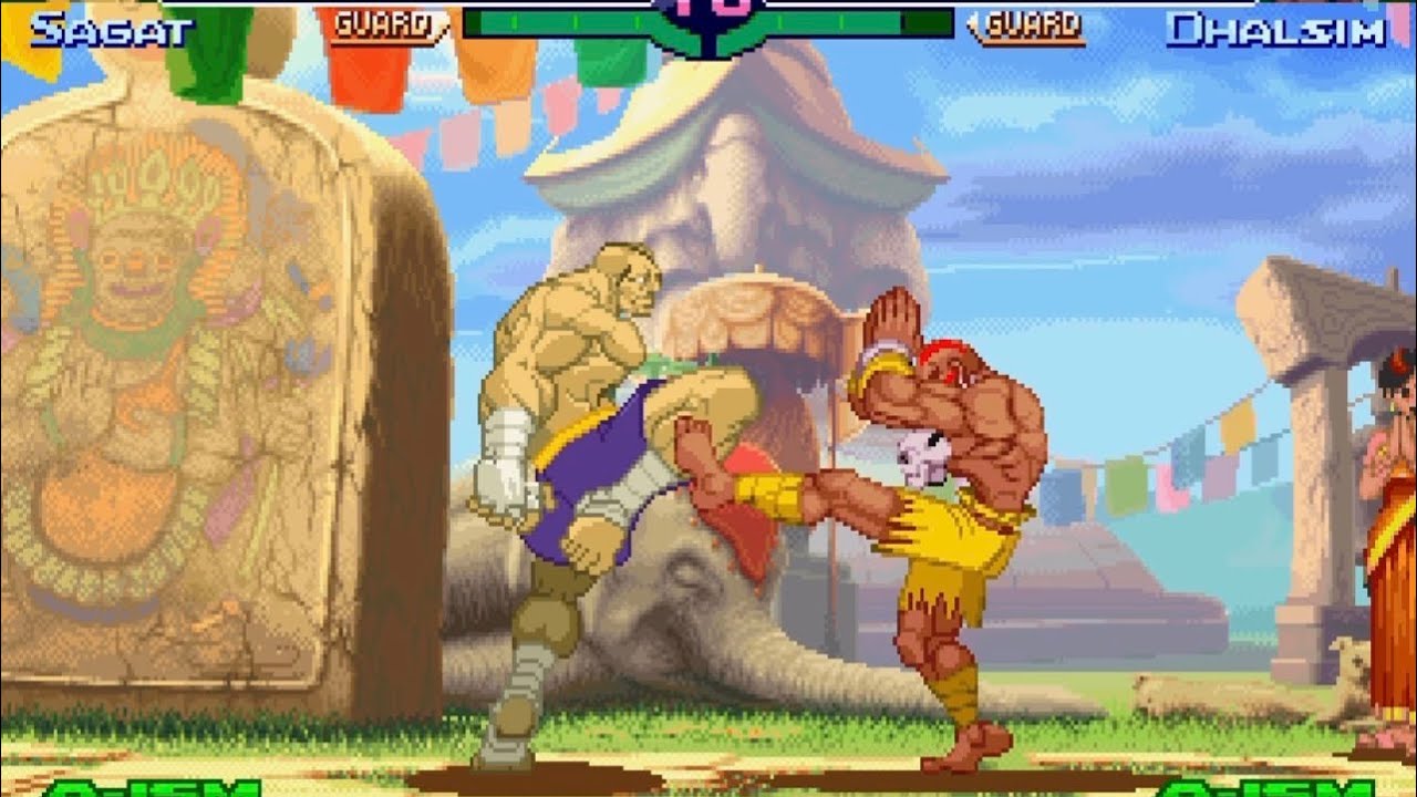 Прохождение игры за Сагата А-ИСМ | Street Fighter Alpha 3 (PS1)