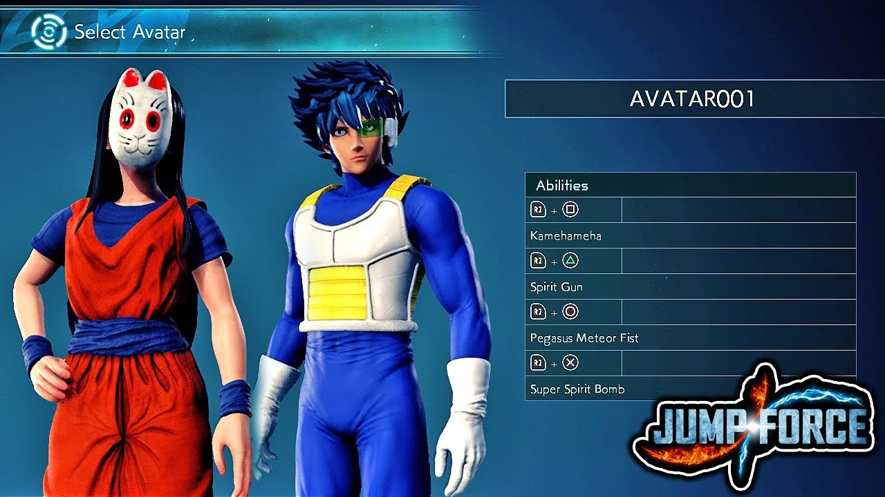 JUMP FORCE - Closed Beta Demo Gameplay! ALL Custom Character Avatar & Main Menu Gameplay (English)