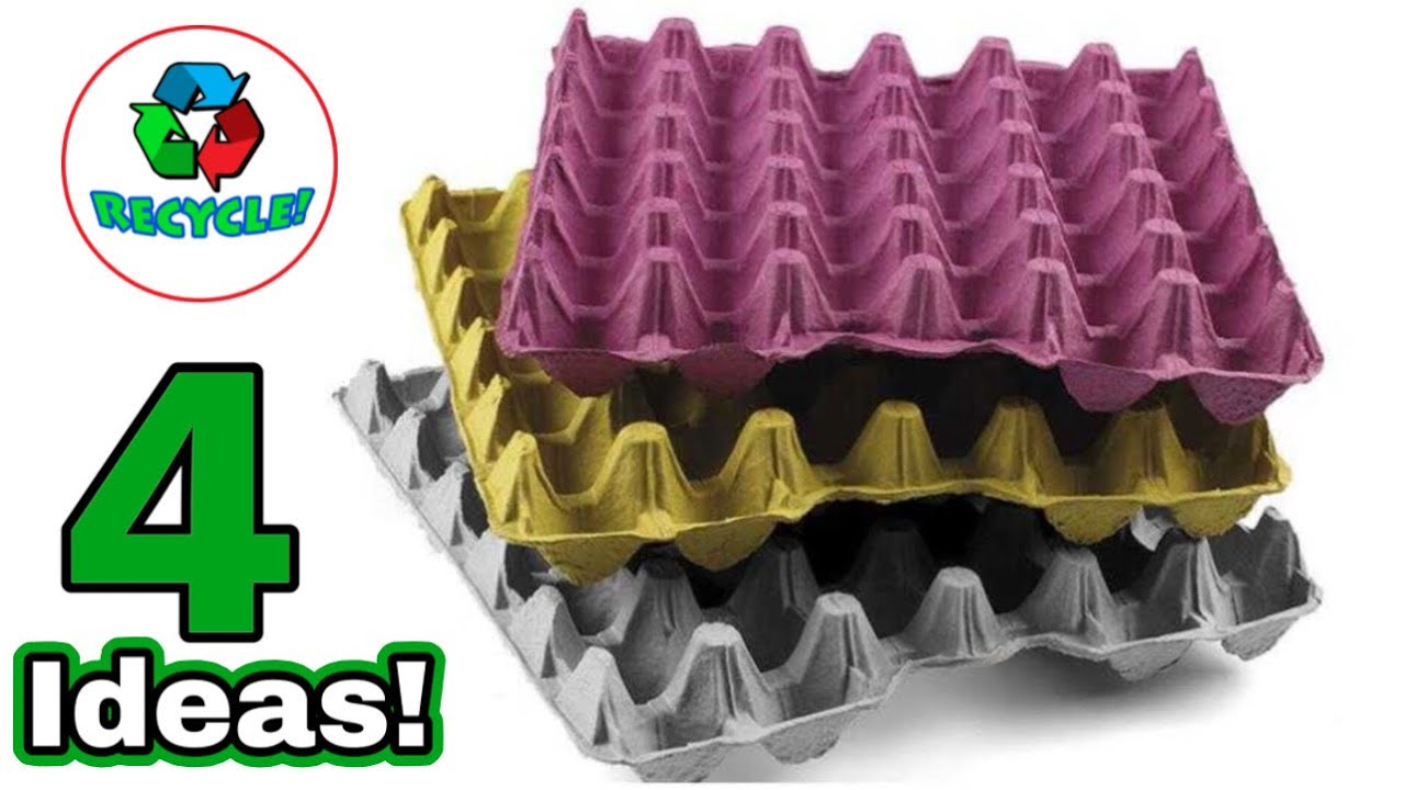 Don't Throw Your Egg Cartons Away! 4 Creative Ideas! 👍