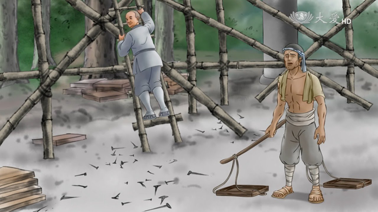 Stories Told by Dharma Master Cheng Yen - The Old Monk and the Nails (證嚴法師說故事 - 老和尚與釘子)