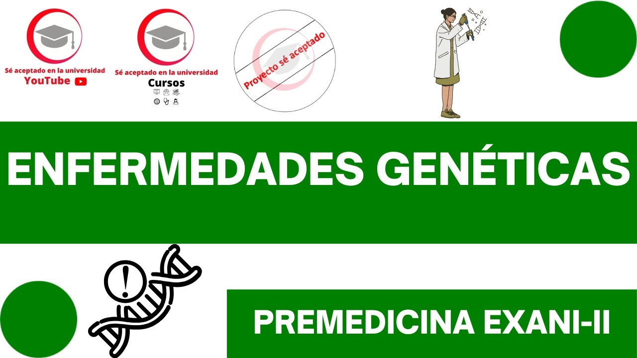 MECANISMOS QUE PROVOCAN ENFERMEDADES HEREDITARIAS | CLASE 34 DE PREMEDICINA PARA EXANI-II