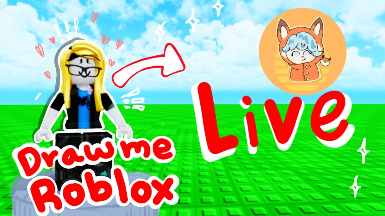 🔴LIVE🔴: Draw me in ROBLOX  let's hit 40k