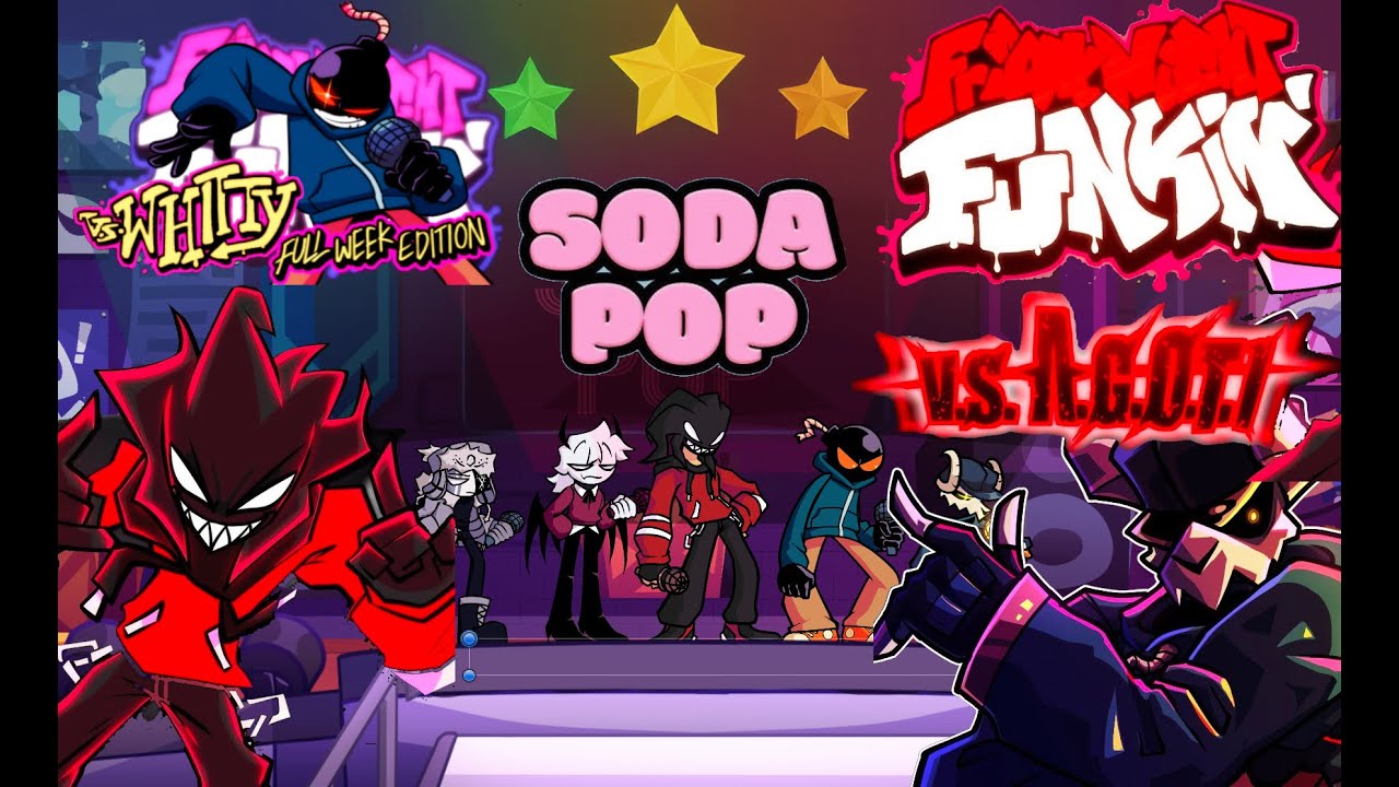 Friday Night Funkin’ - SODA POP [FNF Cover ft. Agoti, Whitty, Tabi & Ruv | Fanmade Mod]