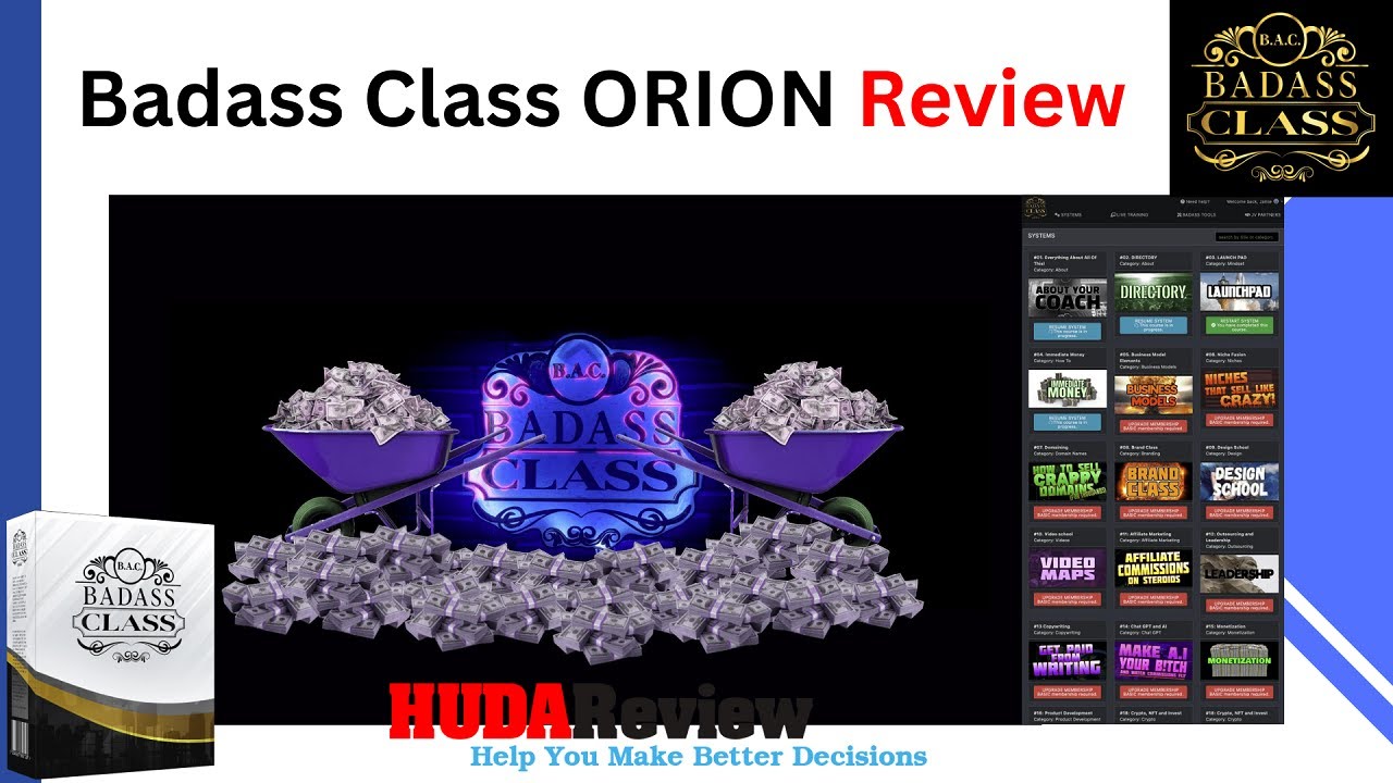 Badass Class ORION review | Demo | Bundle | Huge Bonus | Discount Coupon