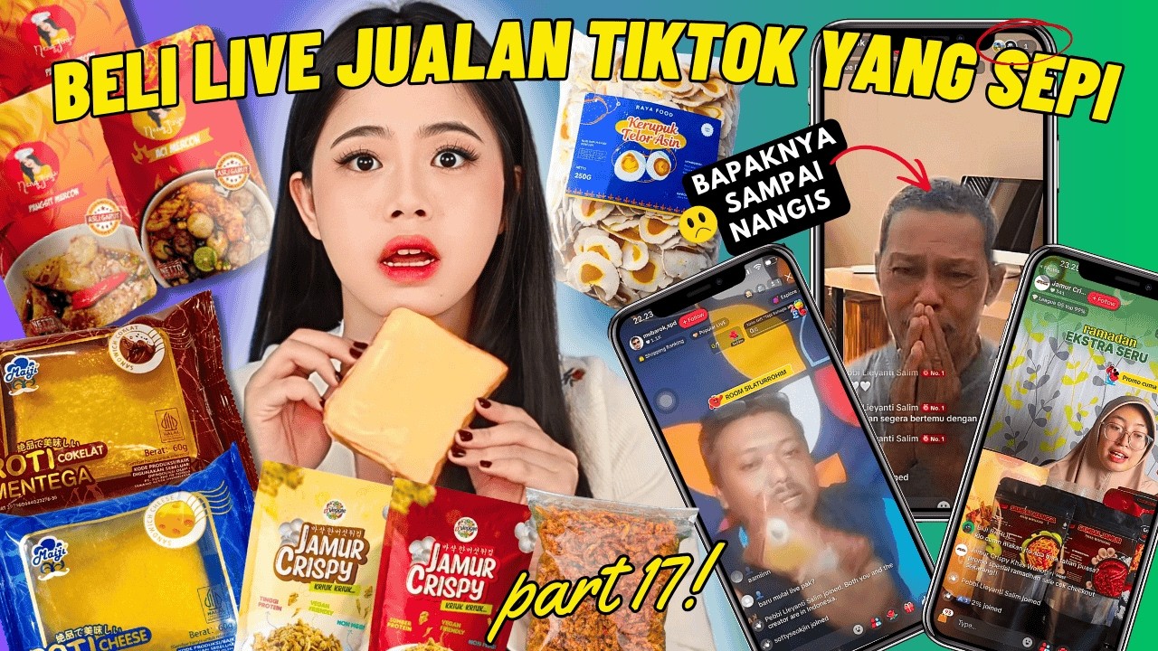 BELI SEMUA LIVE JUALAN TIKTOK YANG SEPI, PART 17!