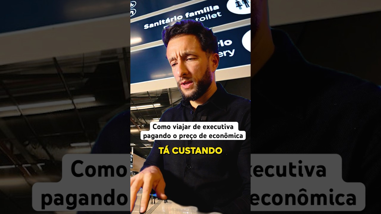 Como viajar de executiva pagando o pre&ccedil;o de econ&ocirc;mica #shorts #milhasaereas #milhas #executiva
