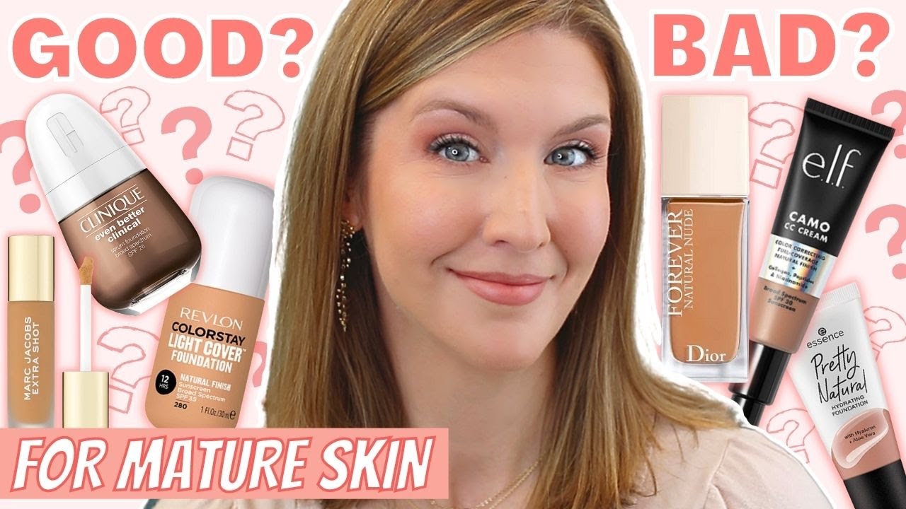 FOUNDATION ROUNDUP | 6 Best & Worst Foundations For Mature Skin 2021