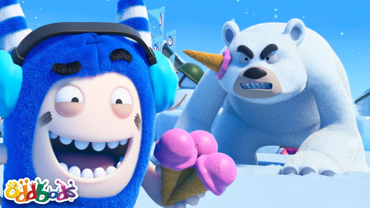 The Abominable Snowman | 1 Hour Oddbods Full Episodes | Funny Cartoons for Kids