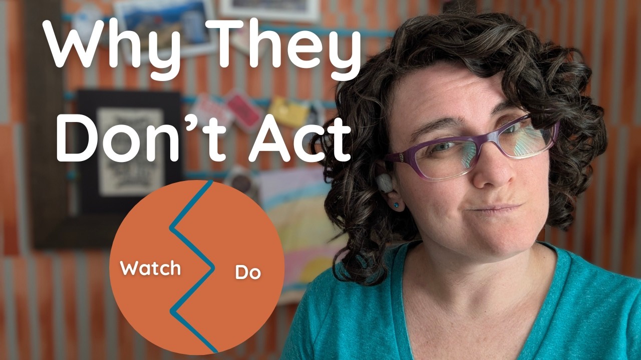 They Watch, But They Don't Do: The Implementation Gap
