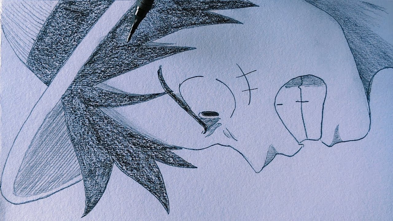 Anime Pencil Sketch Shading Tutorial | Step by Step ✏️#drawing #art #anime #sketch #howtodraw 